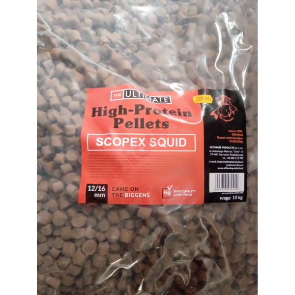 Pellet Scopex Squid 12/16mm 10kg