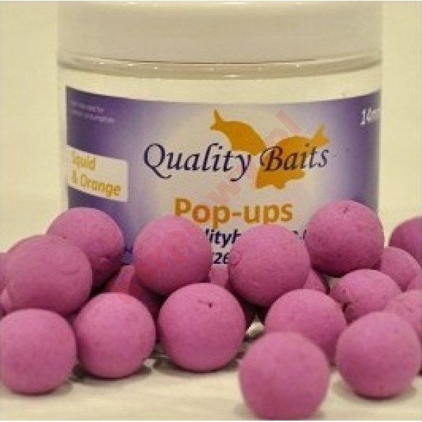 Kulki pop-up quality baits - squid orange 12mm