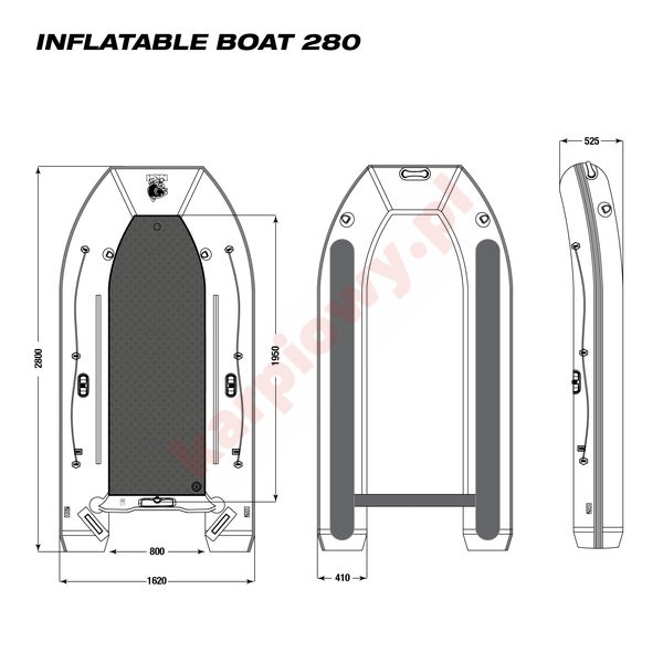 Ponton Boat Life Inflatable Boat 280