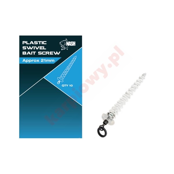 Wkrętka - plastic swivel bait screw 21mm