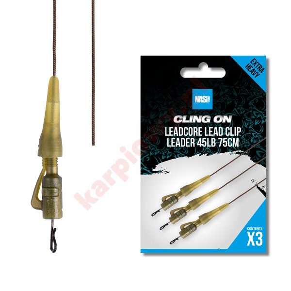 Leadcore Cling On Leader 75cm