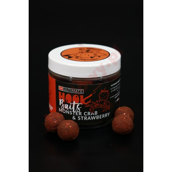 Kulki Hookbaits  Monster Crab Strawberry 30mm