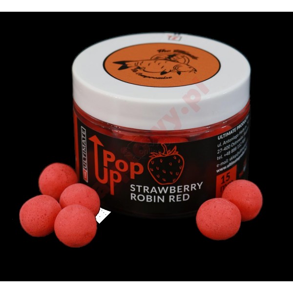 Kulki Pop Up Strawberry Robin Red 12mm