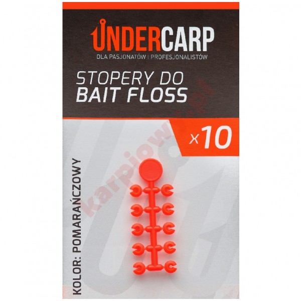 Stopery do Bait Floss pomarańczowy 