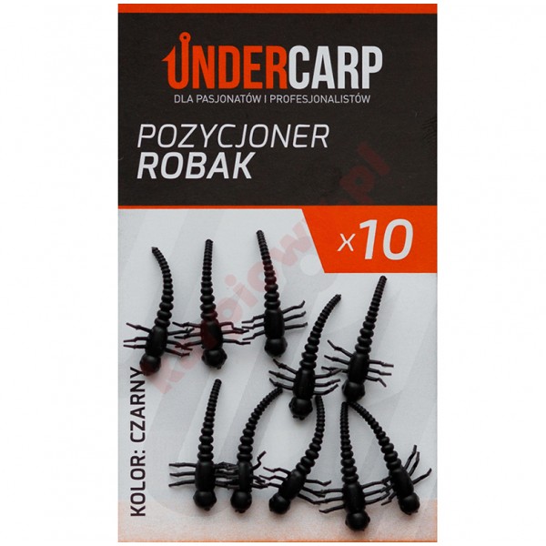 Pozycjoner haczyka robak czarny