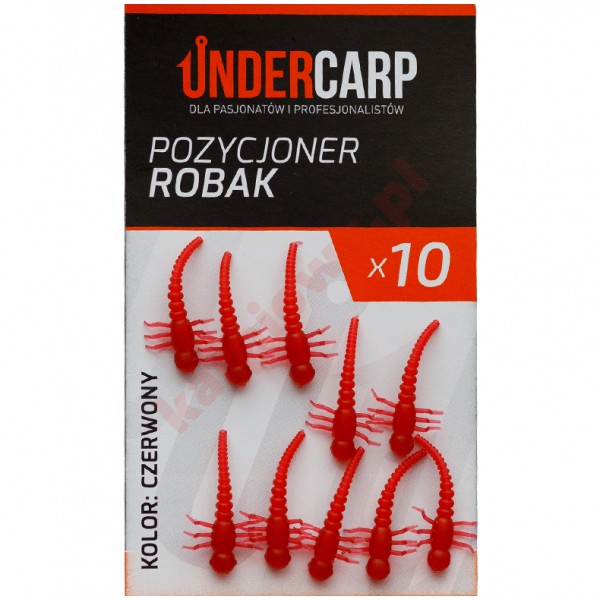 Pozycjoner haczyka robak czerwony