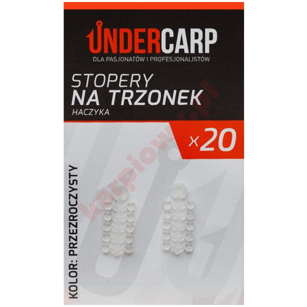 Stopery na trzonek haczyka-przezroczysty