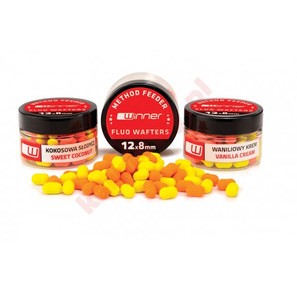 Kulki Method/Feeder fluo wafters 20g  Kokosowa Słodycz